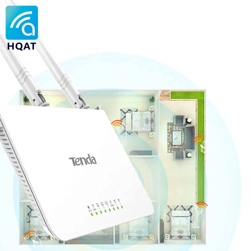  Tenda маршрутизатор F3 300 Мбит/с 2 4 GHz домашняя беспроводная Wi-Fi маршрутизаторов 5dBi внешней антенной