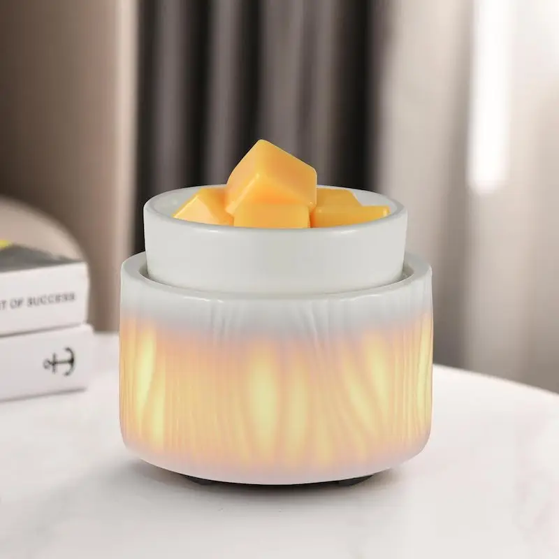 Fragrance Warmer Ceramic 3-in-1 Oil Burner Electric Candle Wax Melt Warmer for Scented Waxs