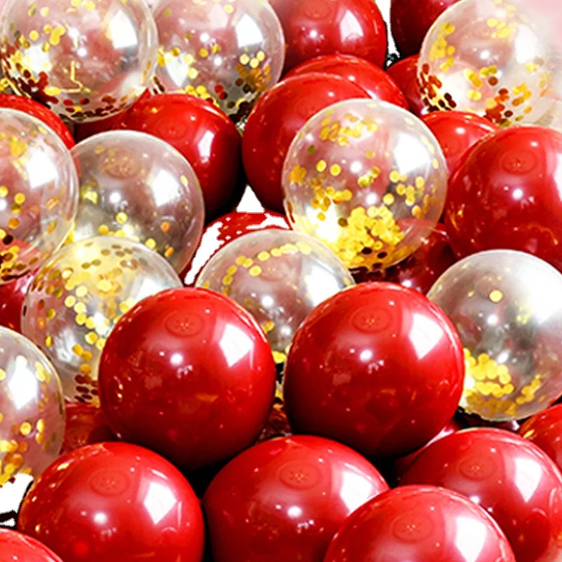 Wholesale Party Decoration Metallic Pearly Latex Chrome Balloons