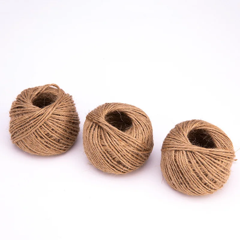 
 Factory direct 100% hemp rope 3 strands hemp ball creative handmade DIY woven rope  
