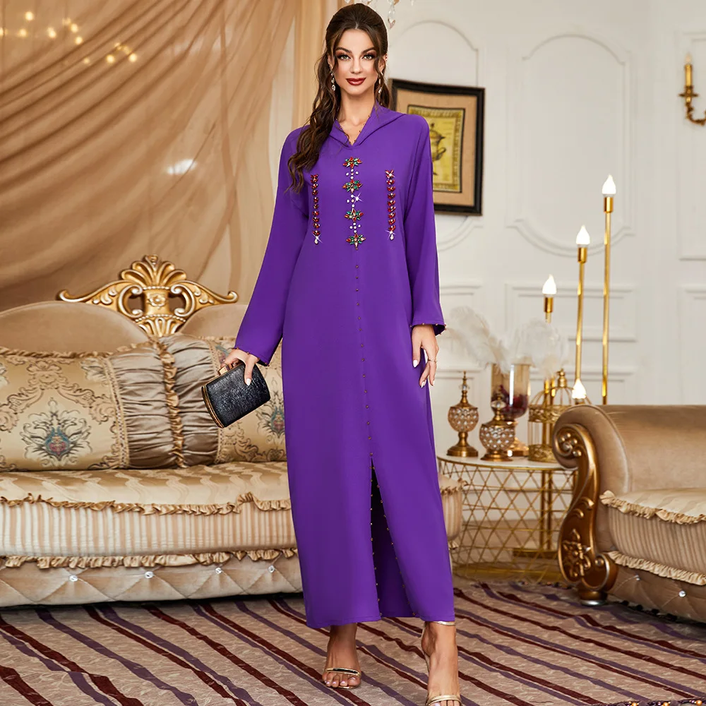 Ramadan Eid Mubarak Abaya Dubai Turkey Indian Islam Hijab Muslim Fashion Dress Kaftan Robe Longue Femme Dresses For Women Caftan