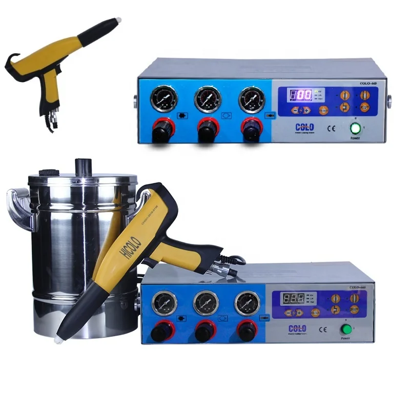 COLO Classic model COLO-660 small hopper portable powder spray  coating  machine