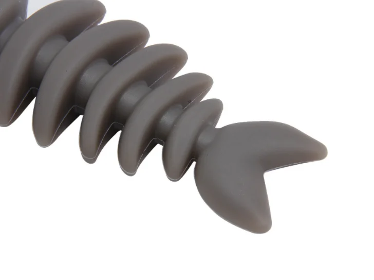 Silicone Shark Fin Bone Glow-in-the-Dark Bite Resistant Dog Toys Pet