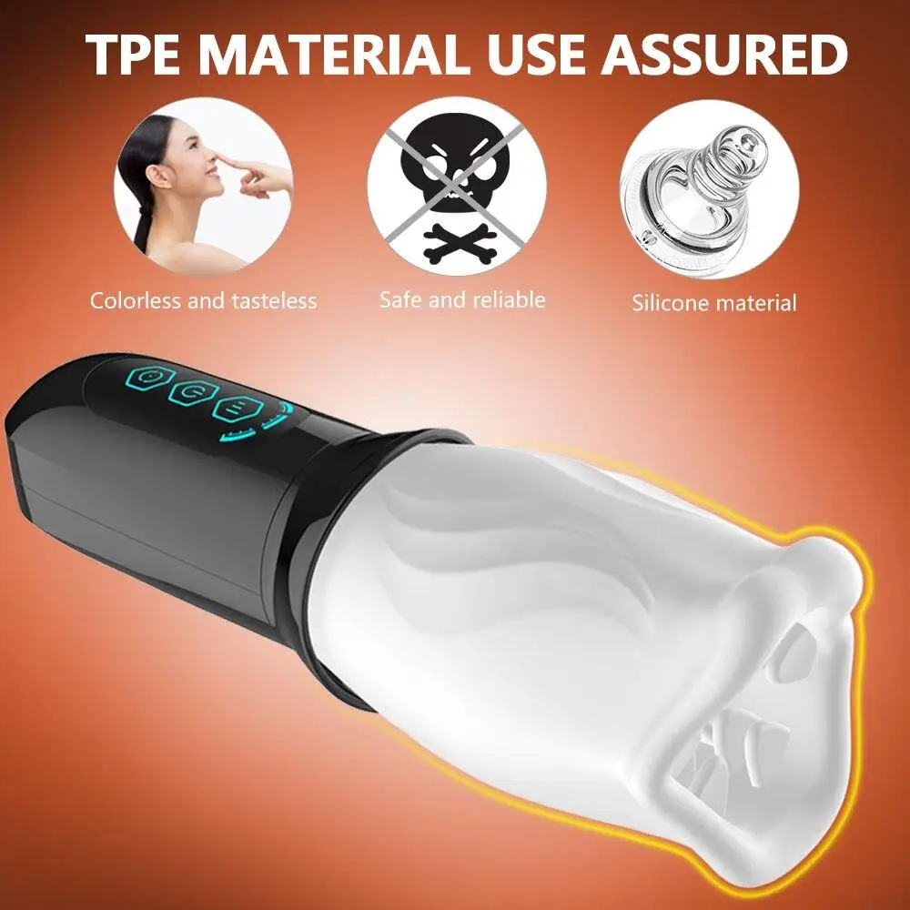 Hot Sales Adult Sex Toys 360 Rotating Tongue Vagina Masturbation Toys For Men