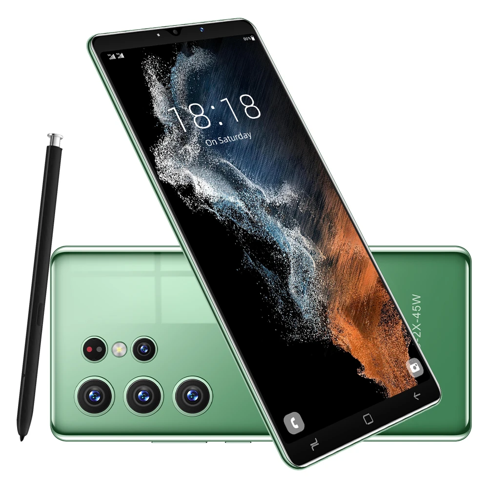 Global version Mobile phones S22 ultra Android Phone 12+512GB  5.8inch Dual SIM Cards Smartphone
