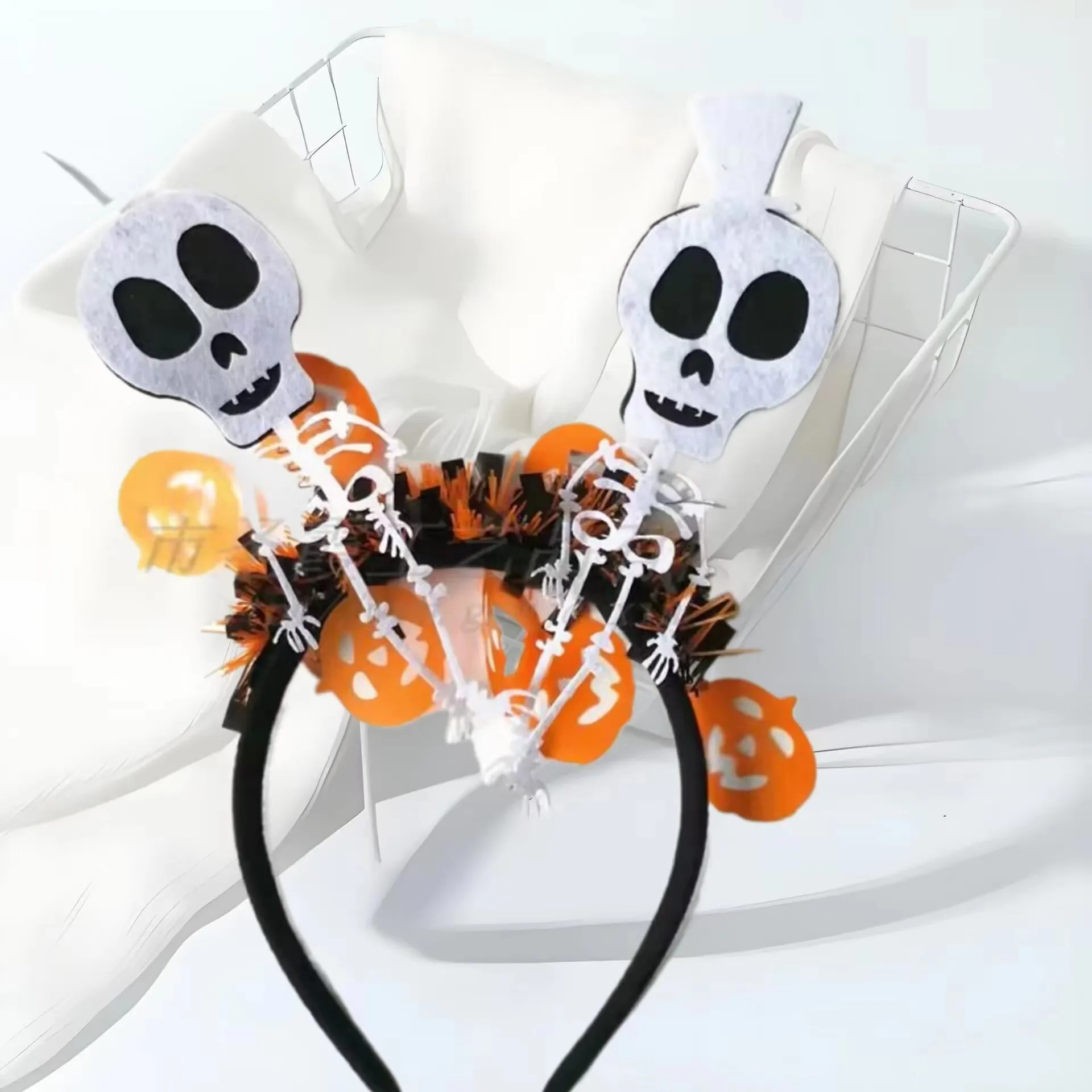 FY Fashion Jewelry Cute Spider Pumpkin Skull Play Tricks Halloween Headband For Kids Children Women