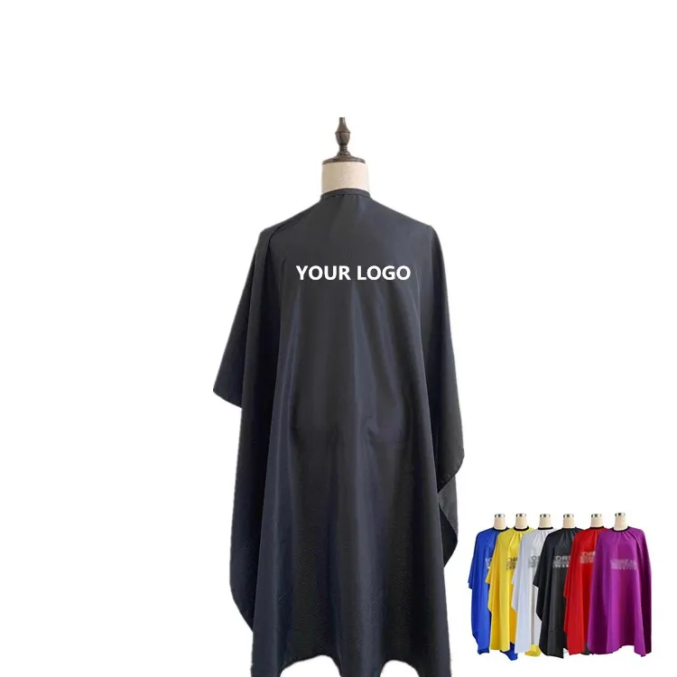 Hair dressing apron salon women high quality logo thick nylon cape barber cape for men hair cutting salon cape