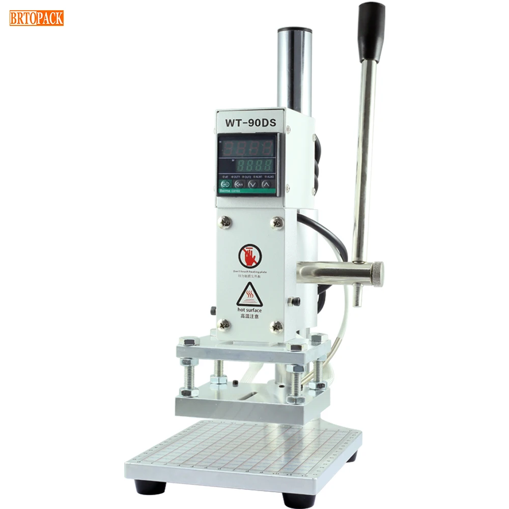 Wood Trademark Logo Diary Branding Embossing Hot Pressing Machine Leather Embossing Hot Stamping Machine