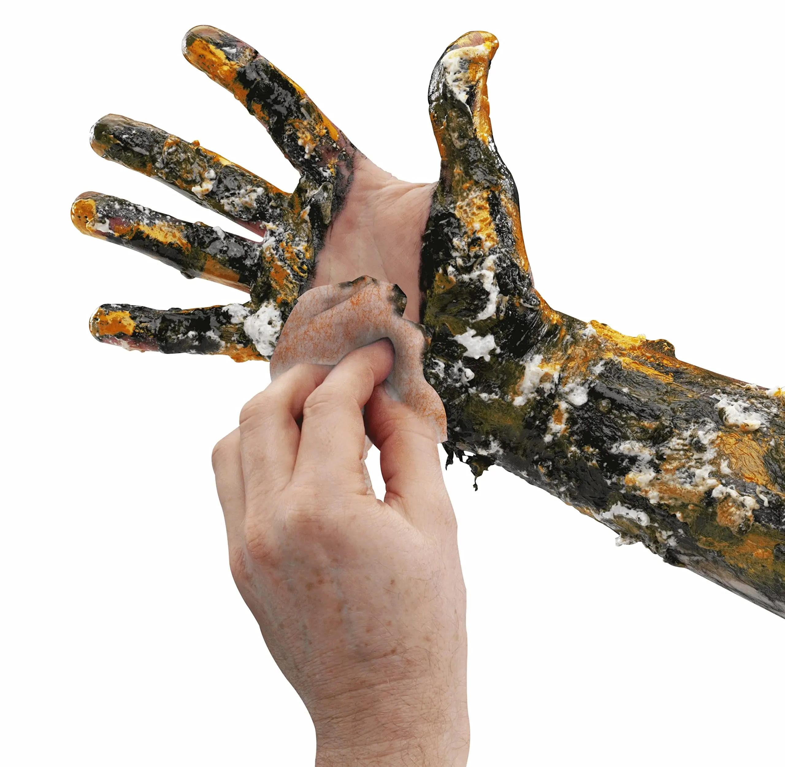 80 Count Textured Scrubbing Industrial Heavy Duty Cleaning Wipes For Removing Of Paint, Adhesive and Poly Foam