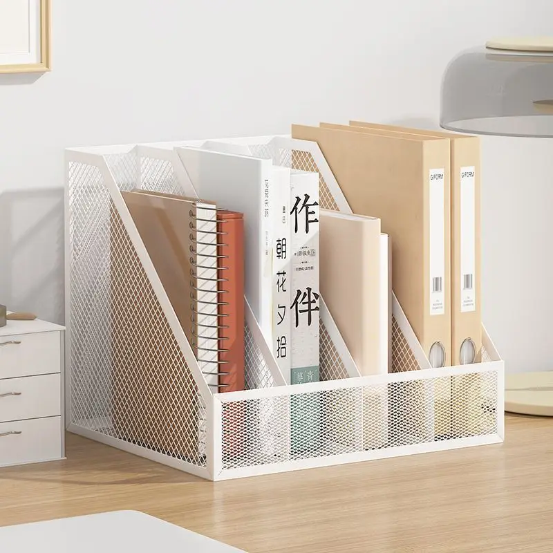 Wholesale Customization White Fast Transportation Factories Office Organizer Hanging File Rack Desk Folder Display Rack