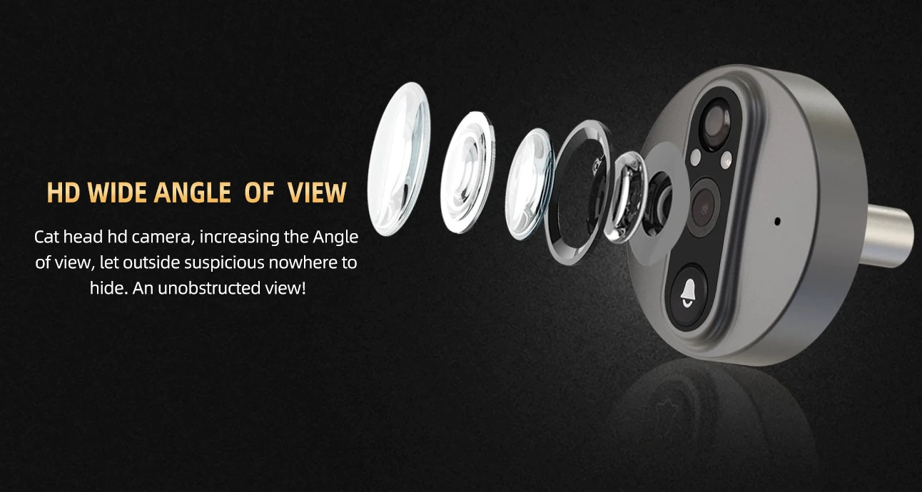 Smart Home Video Door Phone Inch Intercom System HD Screen Monitor security Doorbell Night Vision Kit Color