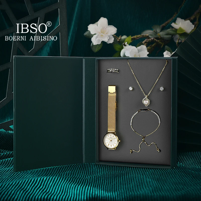 Luxurious Quartz Watch with Band Waterproof Ronda Movement Japanese Brand Fashionable Business Design watches women luxury