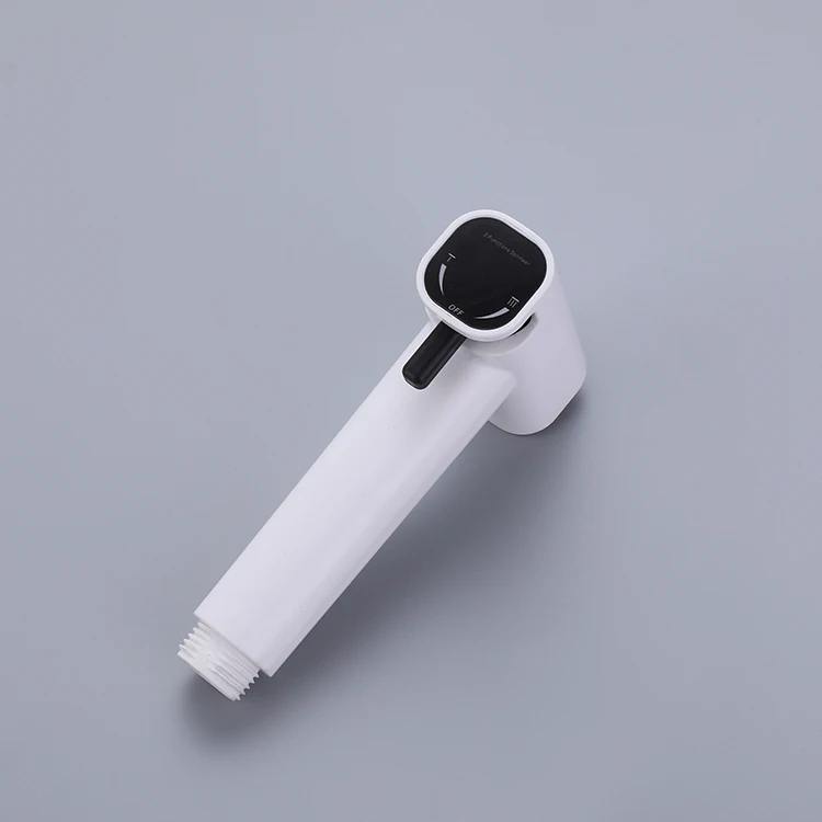 Новый дизайн, умный двухфункциональный душевой пистолет из АБС-пластика с регулируемым потоком, спрей для биде, смеситель для биде, аксессуары для ванной комнаты и туалета