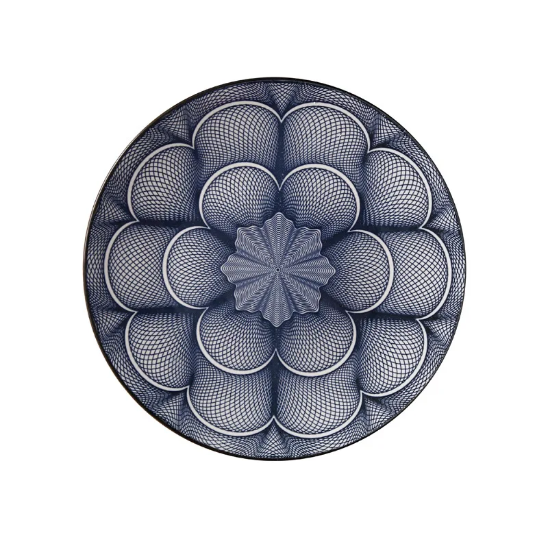 In stock 10.5 inch japanese restaurant ceramic charger plate dinner plate porcelain