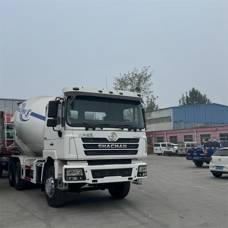 Used Delong mixing tank truck 12 cubic meter cement mixing tank 10 wheel commercial mixing transport vehicle