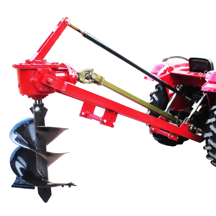 Luke IWX-30/40/50/60 3 point hydraulic agriculture auto auger tractor mounted post hole digger  for tree planting