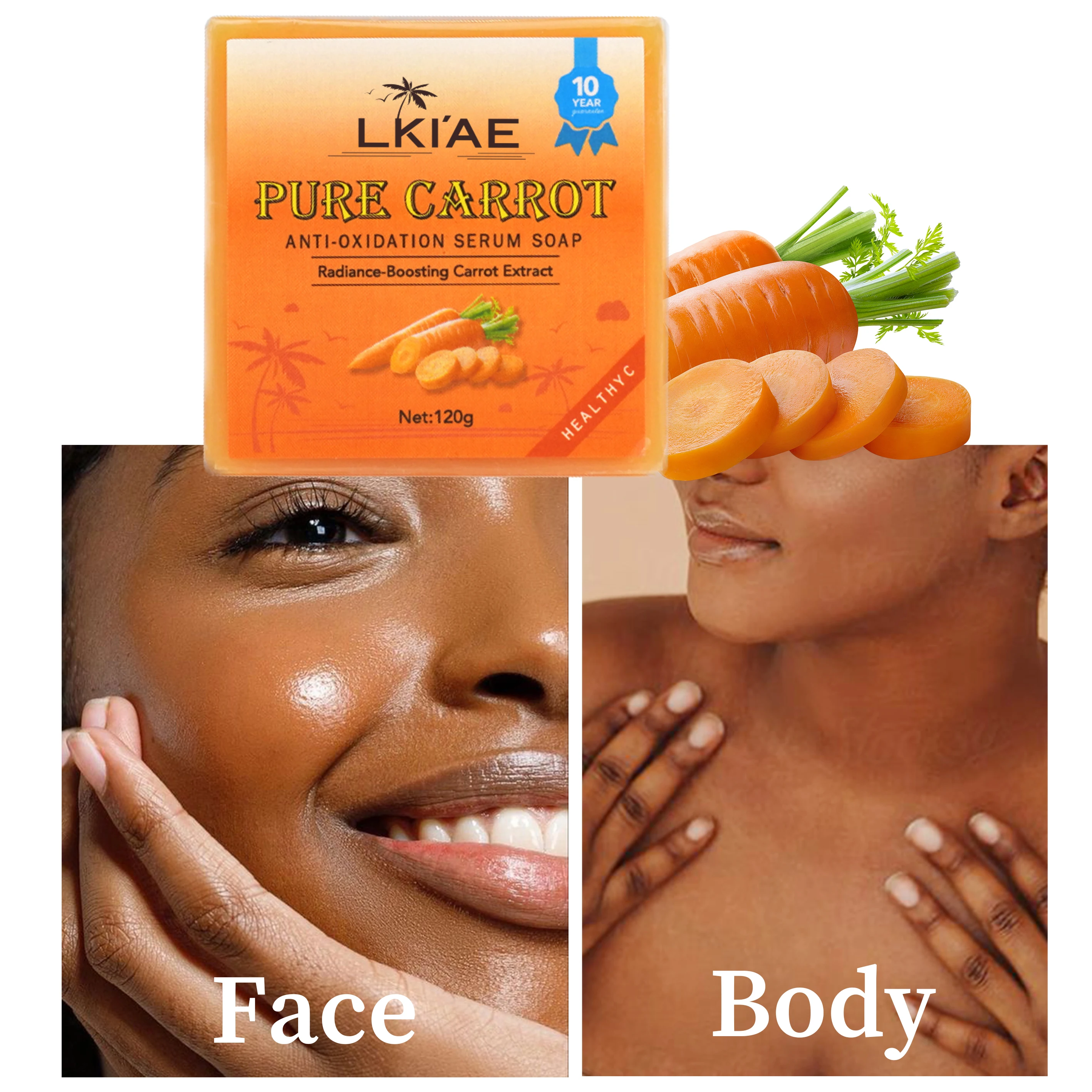 OEM private label whitening soap skin care organic natural lemon rose carrot papaya soap turmeric soap Anti-Aging