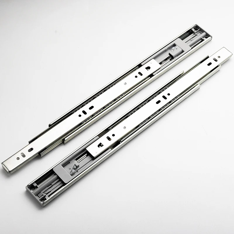 45mm single/double spring full extension soft close drawer slides
