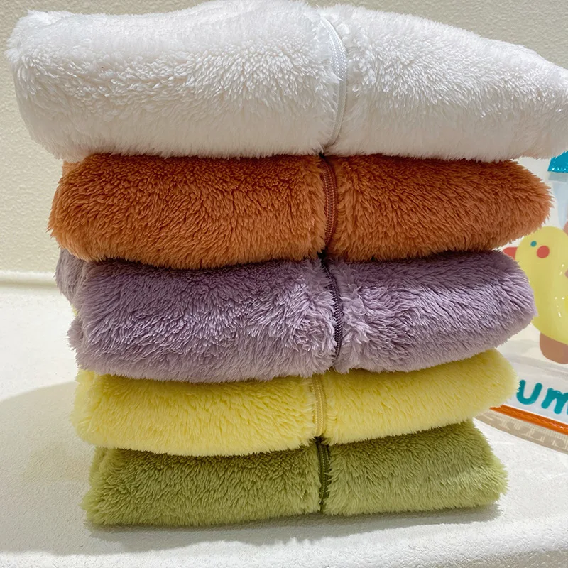 custom color Short Faux Fur Teddy sherpa Jackets faux shearling coat For kids