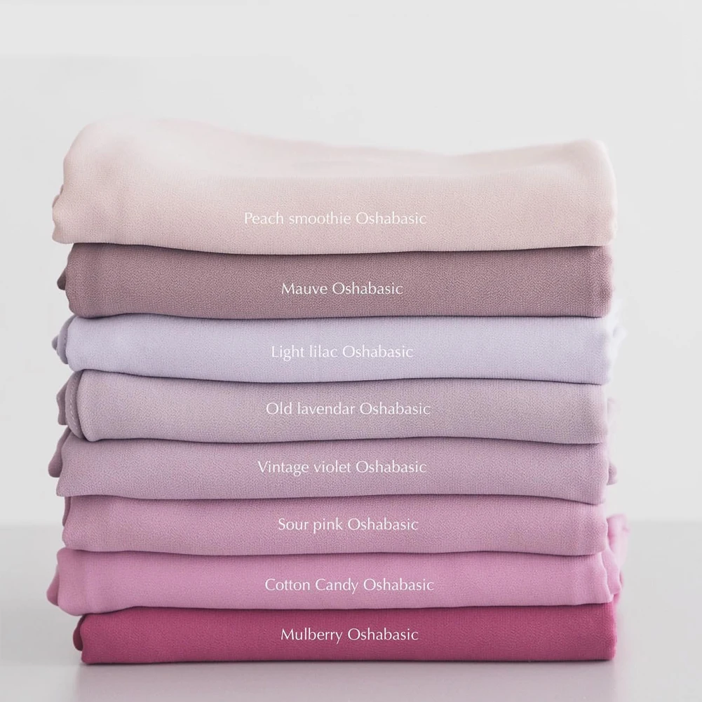 
Wholesale Women Muslim Solid, Plain Chiffon Hijabs Long Georgette High Quality Scarf Shawls Islamic Headwear Wraps Scarves/ 