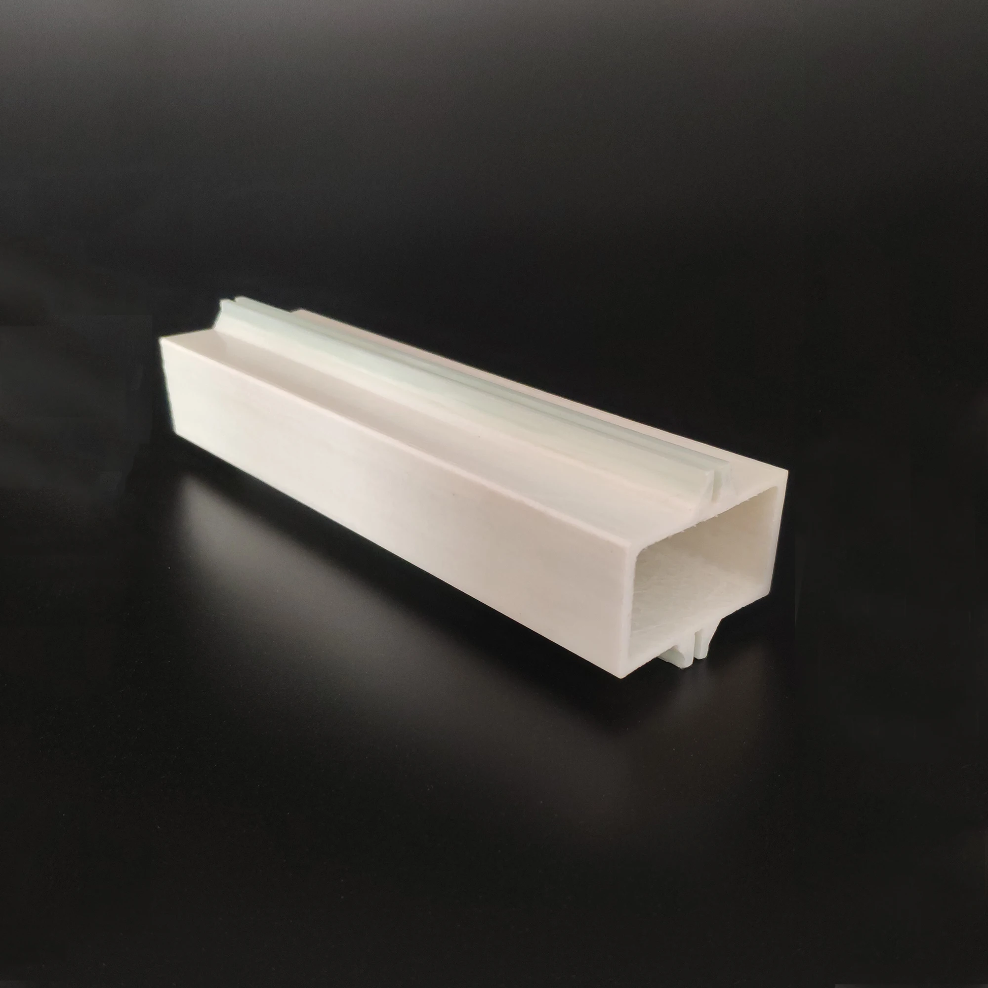 Fiberglass composite shutter window profiles