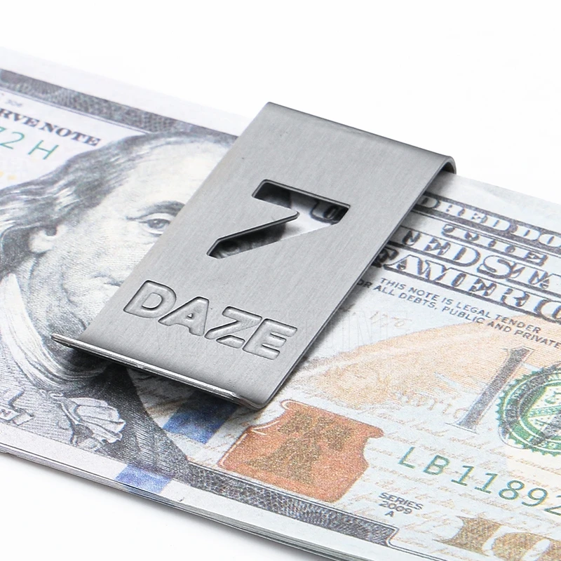 Money Clip Gold Plating Metal Custom Brass Gift Stainless Steel Europe Plated Folk Art