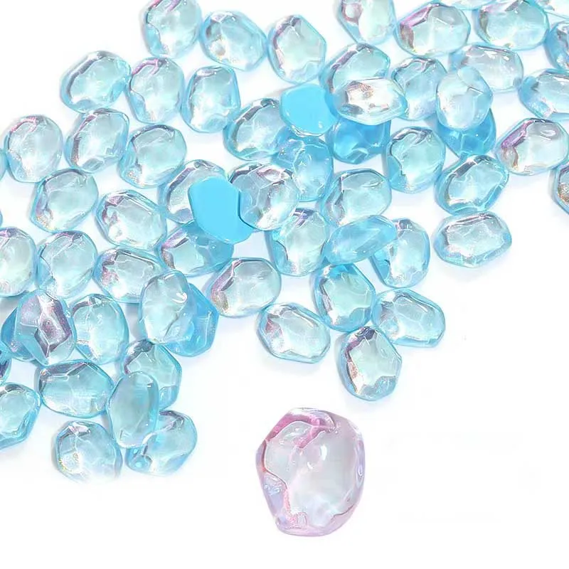 Professional Manicure Rhinestones Decorations Crystals Aurora Glass Fake Nail Stone