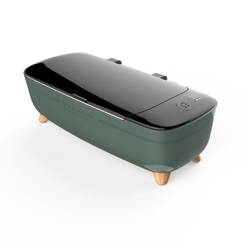 Household hot model 400ml Mini portable glass washer ultra sonic cleaner for watch jewelry dentures