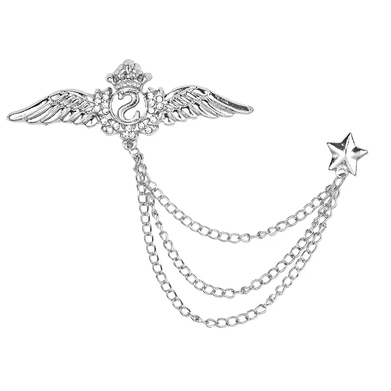 Мужская/Женская Винтажная брошь в виде короны на английском языке