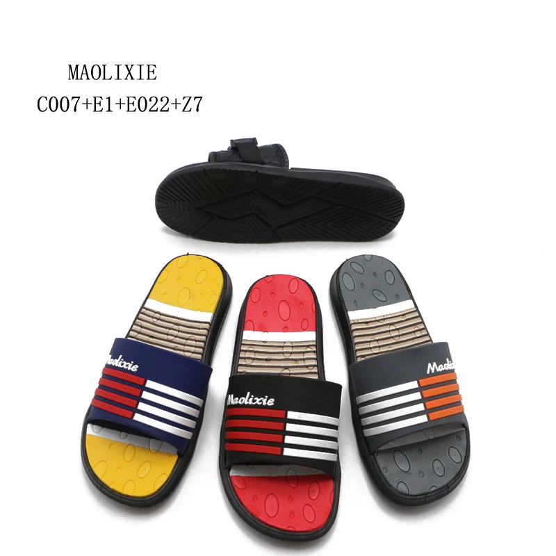 Fluffy Mens Sleepers Sandals Mens Slides Slipper New Chappal Designs Men Slide Slippers