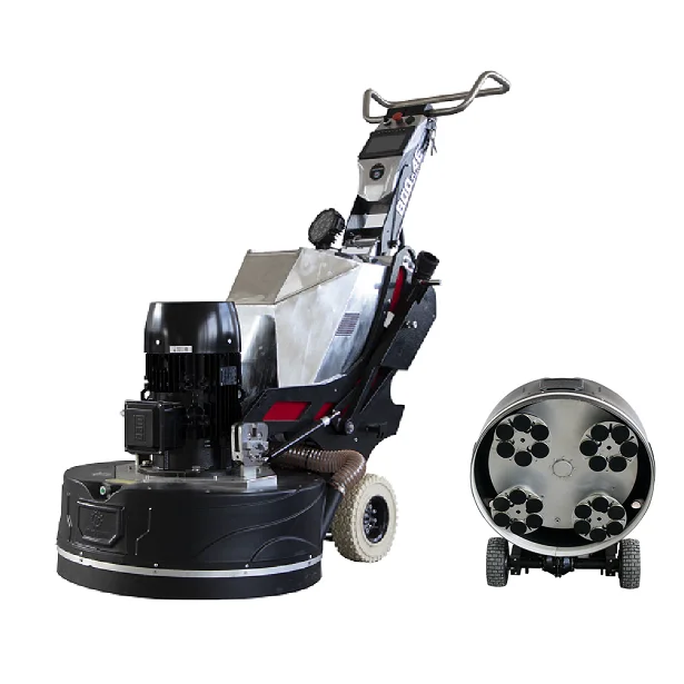 Электрический планетарный автоматический эпоксидный диск terrazzo Алмазный буфер переменный ручной высокоскоростной напольный шлифовальный станок для бетона вакуумный