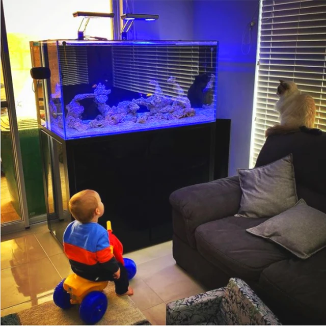 MICMOL Thor X 120W aquarium lights  Full Spectrum Smart & WiFi App control LED Aquarium Light  for SPS LPS Reef light