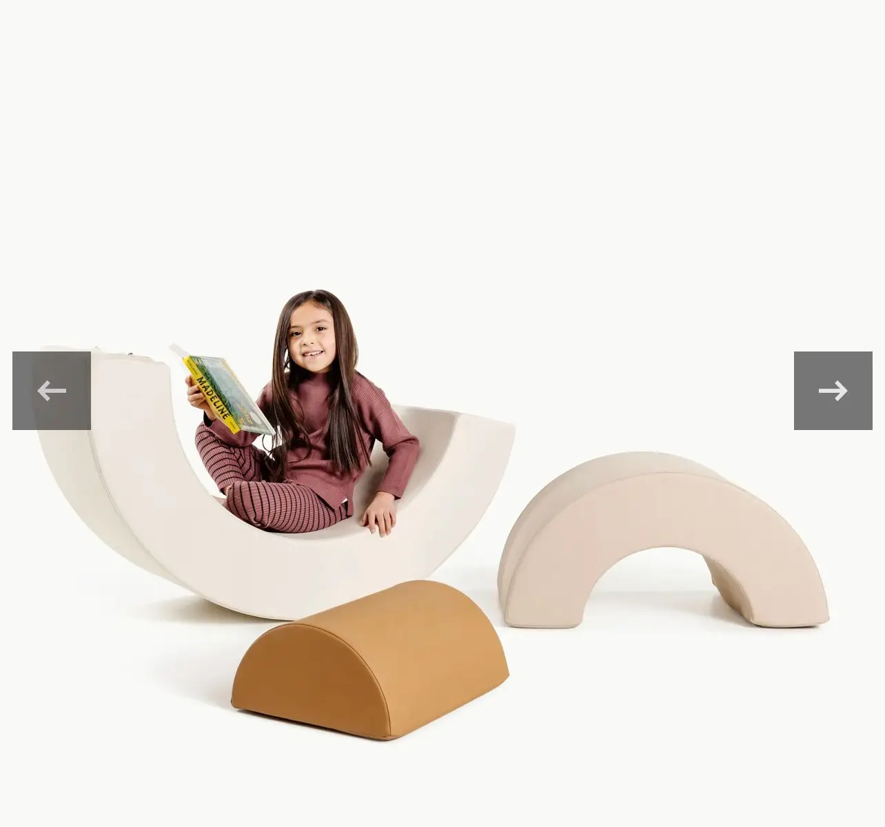 Climbing Play set for Toddler Rainbow Kids Couch Children Play Couch for Playroom Kids Playroom Furniture foam Arch bridge