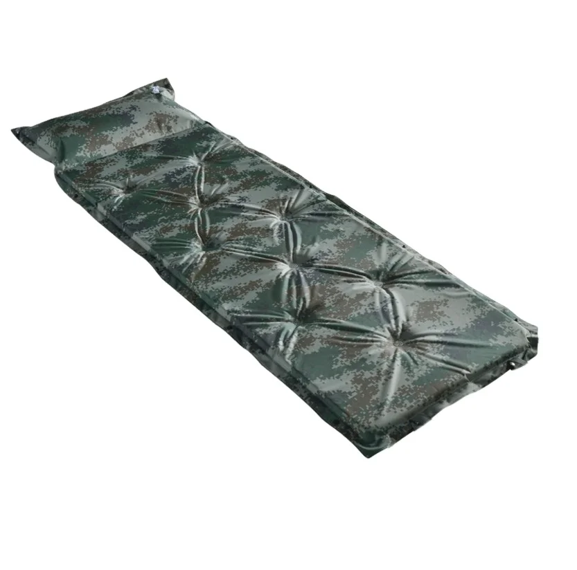 One Person Self Inflatable Sleeping Pad with pillow Foam-Filled Lightweight Camping Matress for Hiking, Backpacking & Camping