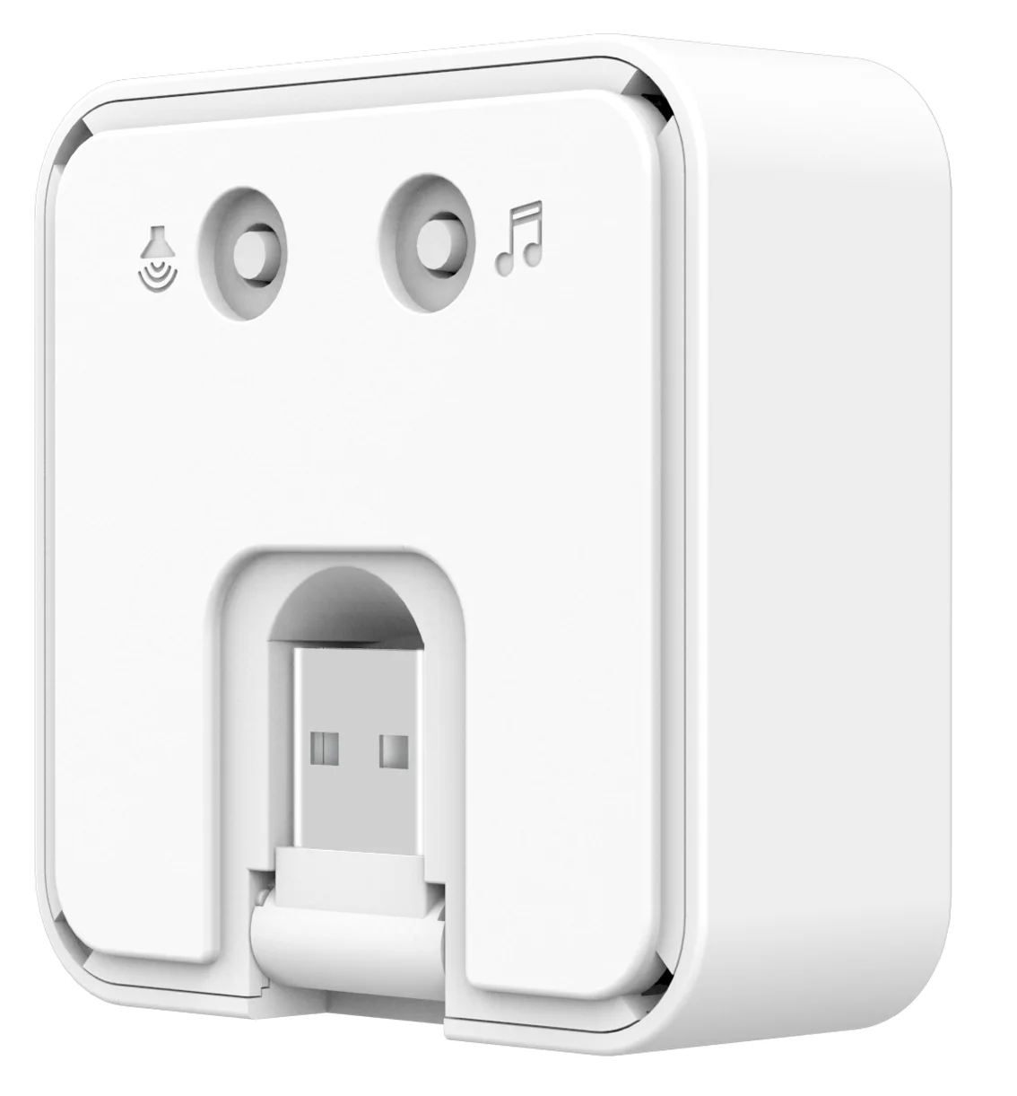 Wireless USB Doorbell with kinetic battery free bell push button no need battery power by USB DC 5V 1A with LED indicator