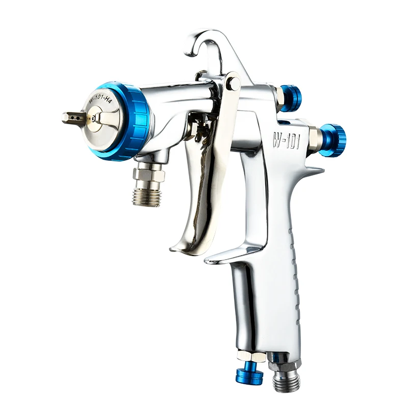 WZAUTO Blue W-101 Auto Spray Paint Gun Refinishing Air Pneumatic Car Paint Spray Gun Power Spray gun
