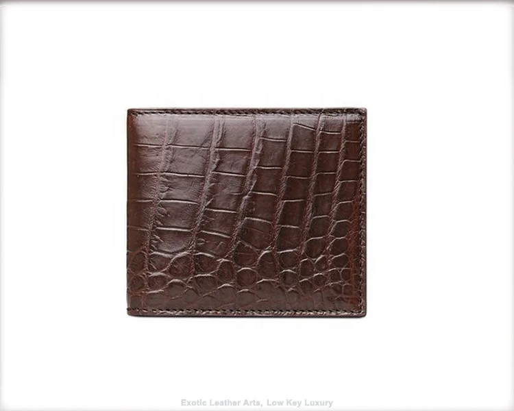 Hot selling high quality genuine crocodile leather skin men wallet luxury men wallet