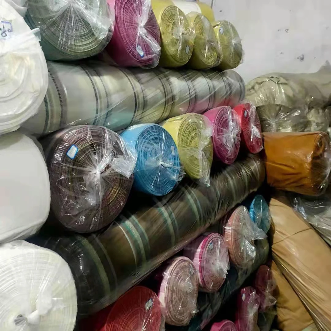 Hot Sale Jacquard High Quality Stain Repellent Stock Linen Home Textile Curtain Window Fabric