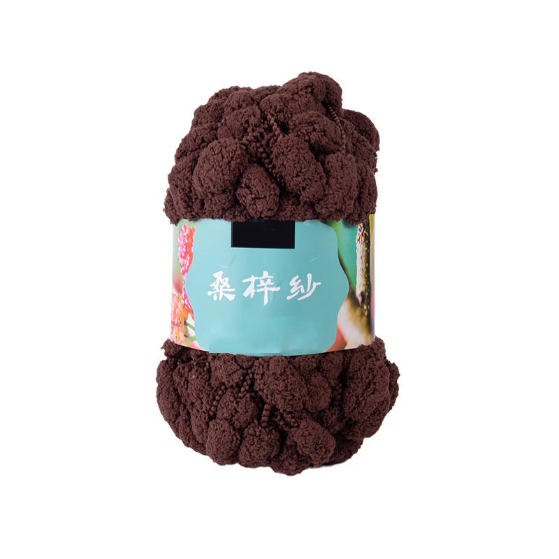 multicolor soft and waxy brodery nylon hank polyester colored yarn