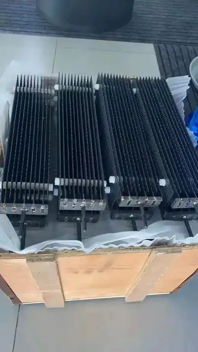 Customized MMO Ruthenium Iridium Coated Titanium Anode Mesh and Titanium Cathode Plate for Swimming Pool Disinfection