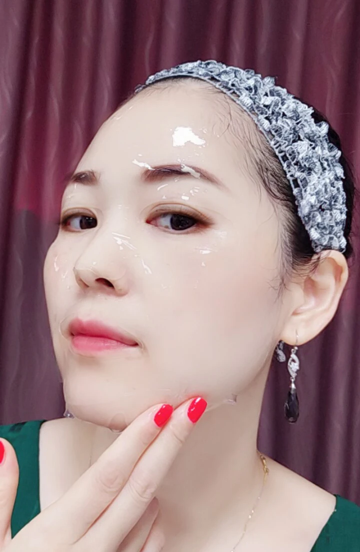 OEM Korean Collagen Rubber Crystal Clear Jelly Seaweed Gel Face Facial Mask Moisturizing Beauty Care