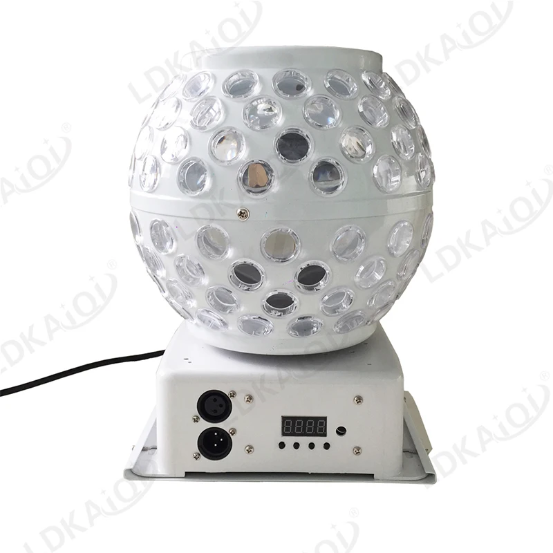 Ktv room bar flash RGBW 12*3W dj dmx rotating magic ball disco laser stage lights