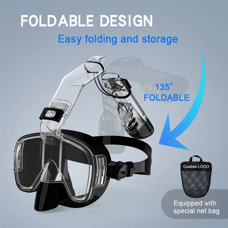 SKTIC Swim Front Swimming Universal Mascara Snorkeling Equipment Diving Mask Set Silicone Anti Fog Full Face Snorkel Mask