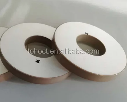 50x17x6,5/60x30x10 мм PZT8/ PZT4 пьезокерамическое кольцо