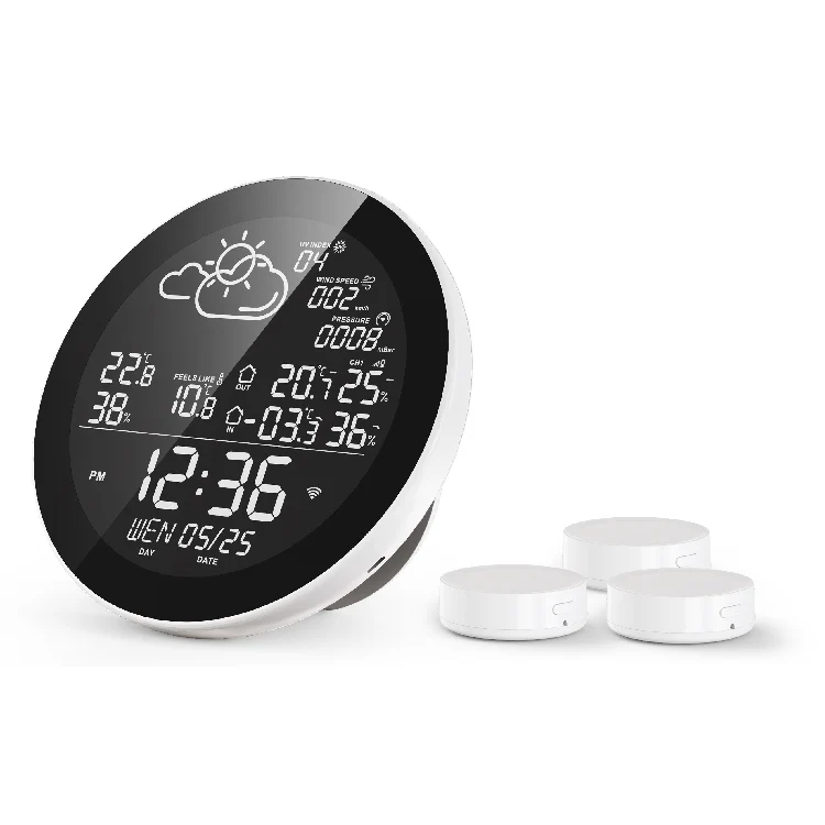 Compact WIFI enabled Professional wireless forecast meteo weather forecast station