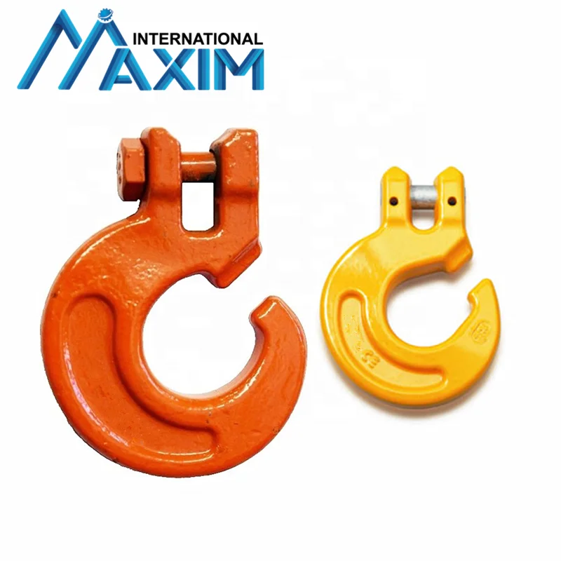 Heavy Duty Alloy Steel Grade 80 Clevis Forest Hook For Choker Chain