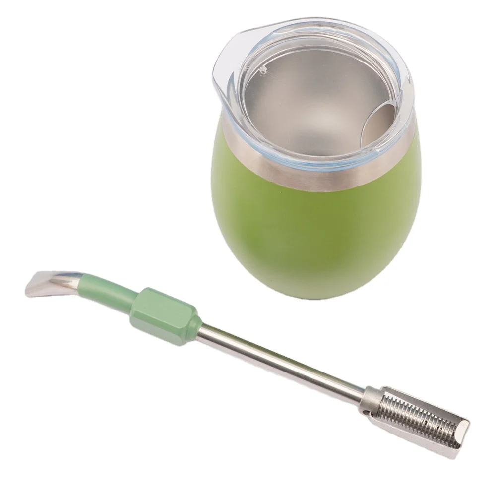 New Original Bombilla SPRING Bulb Green Verde Resorte Thermal Mate Filter Straw for Drinking and Christmas Bar Accessories