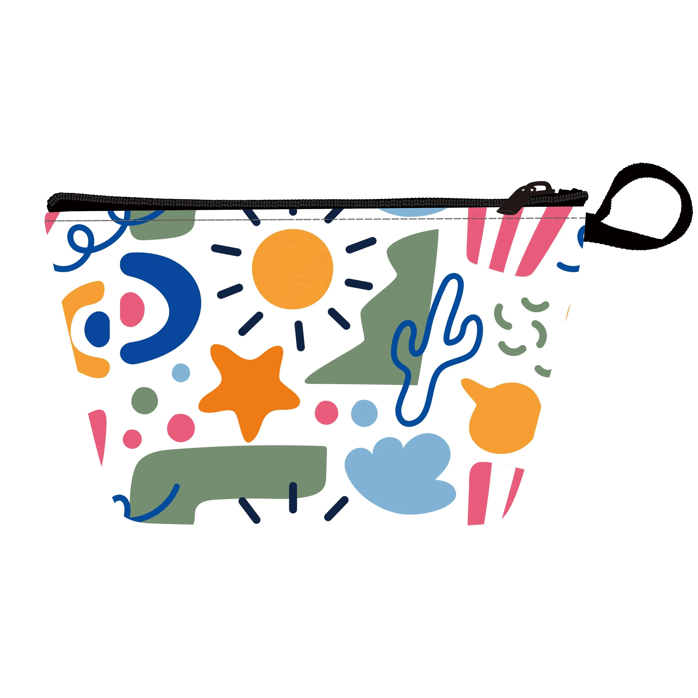 Custom Pattern Vegan PU Leather Small Makeup Bag Professional Cute Toiletry Bag Mini Pouch Travel Cosmetic bags