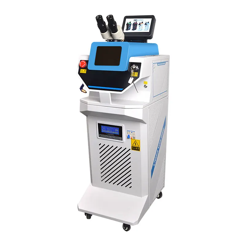 CKD CCD микроскоп Встроенный воздушное охлаждение YAG точечная сварочная машина 200 Вт золото серебро ювелирные изделия лазерная