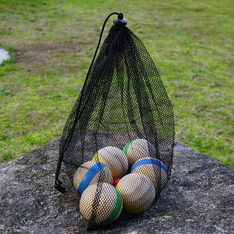 Wooden Petanque ball Set Wood Bocce Sets With 7 Balls wooden Outdoor Backyard Games For kids